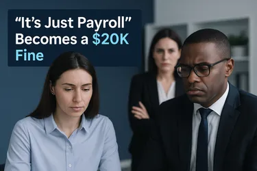 Cover for When “It’s Just Payroll” Becomes a $20K Fine 